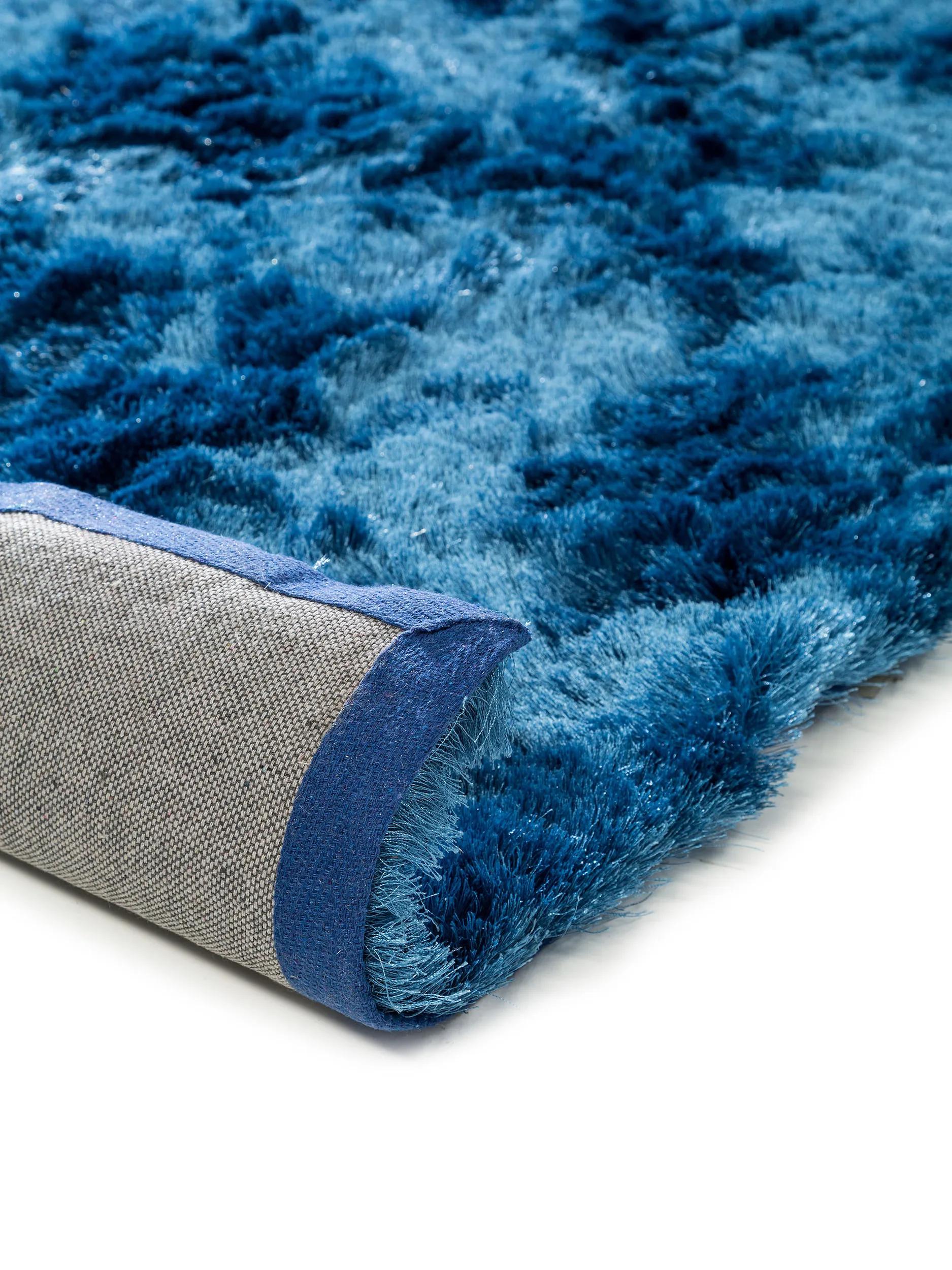 Shaggy Teppich Whisper Blau