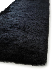 Alfombra peluda Whisper negra