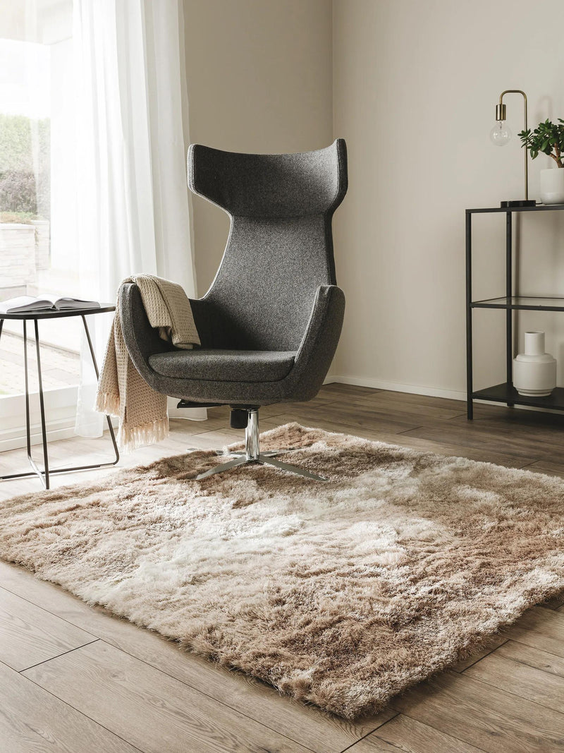 Shaggy rug Whisper Beige/Light Brown