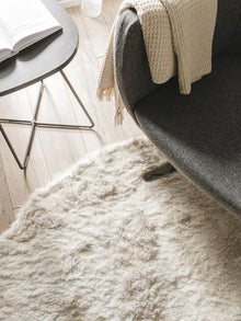 Alfombra peluda Whisper Beige