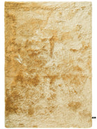 Tapis shaggy Whisper jaune
