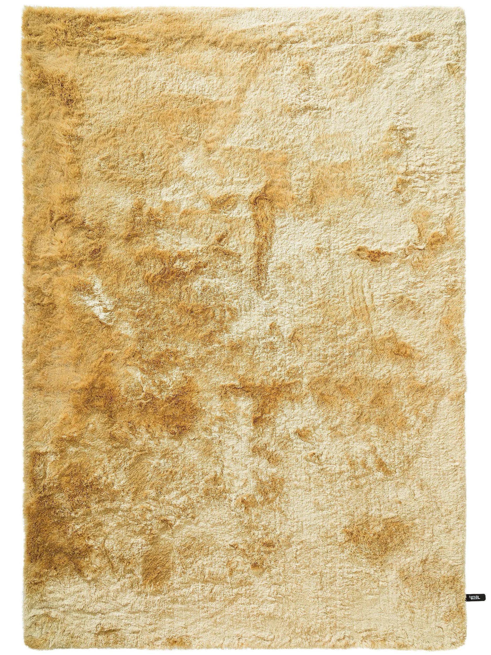 Tapis shaggy Whisper jaune