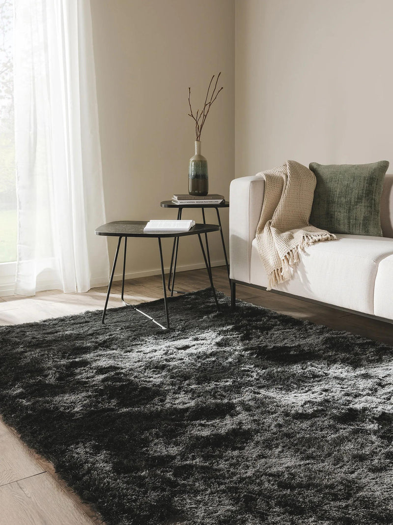 Shaggy rug Whisper Charcoal