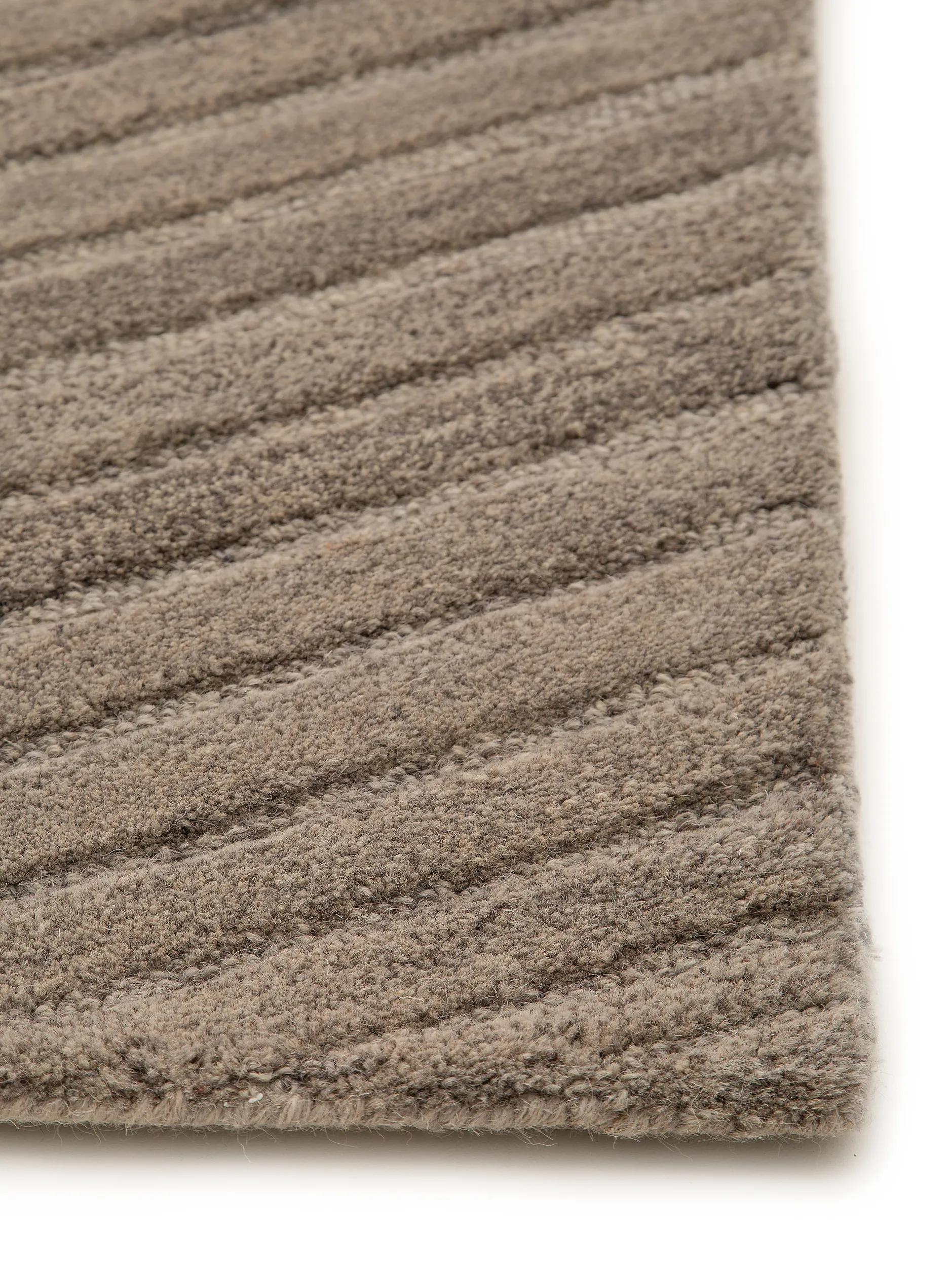 Tapis en laine Yanis beige/marron clair