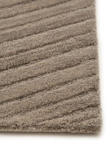 Tapis en laine Yanis beige/marron clair