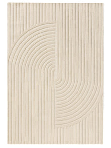 Alfombra de lana Yanis marfil
