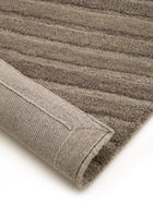 Tapis en laine Yanis beige/marron clair