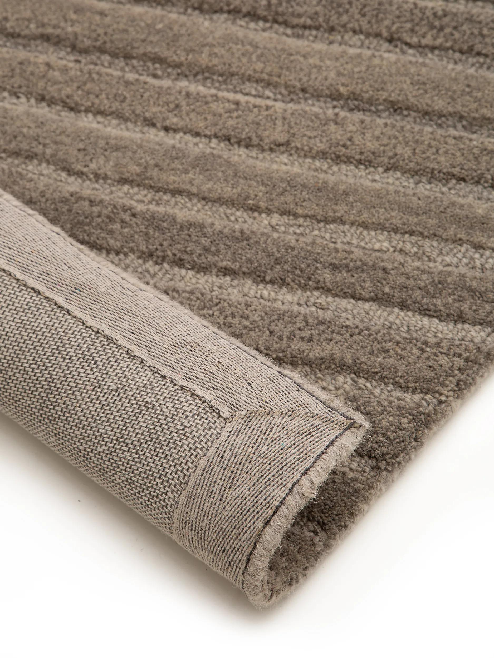 Tapis en laine Yanis beige/marron clair