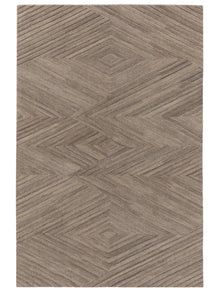 Tapis en laine Yanis beige/marron clair