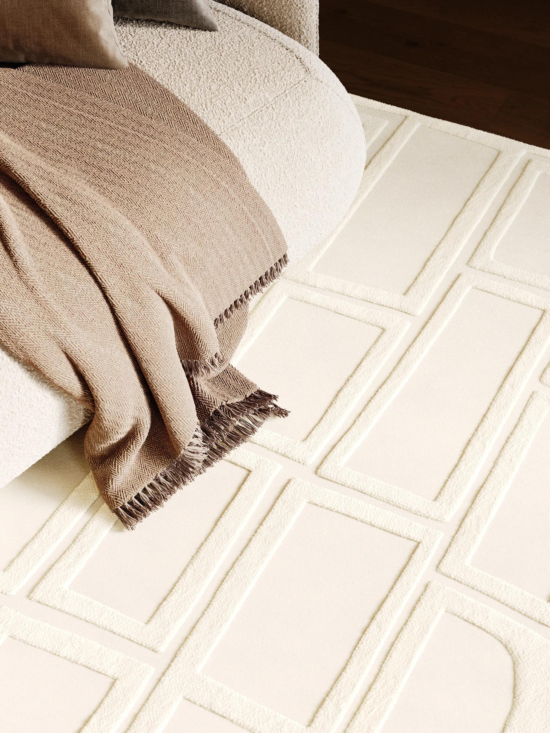 Wool Rug Zino Cream