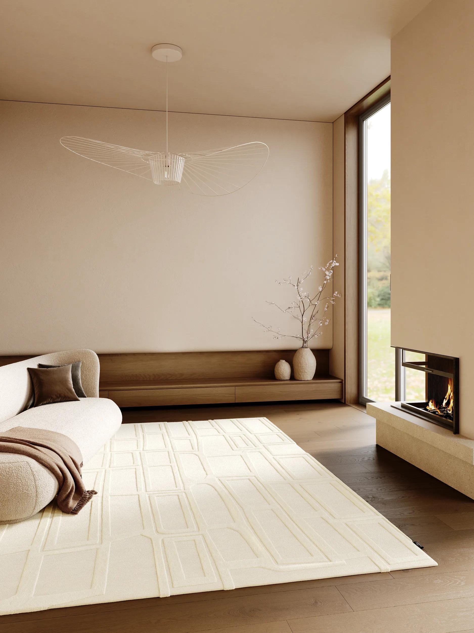 Wool Rug Zino Cream