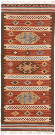 Hand Woven Kilim Zohra Multicolour/Red