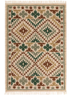 Hand Woven Kilim Zohra Green