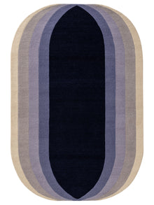 Wool Rug Quin Blue