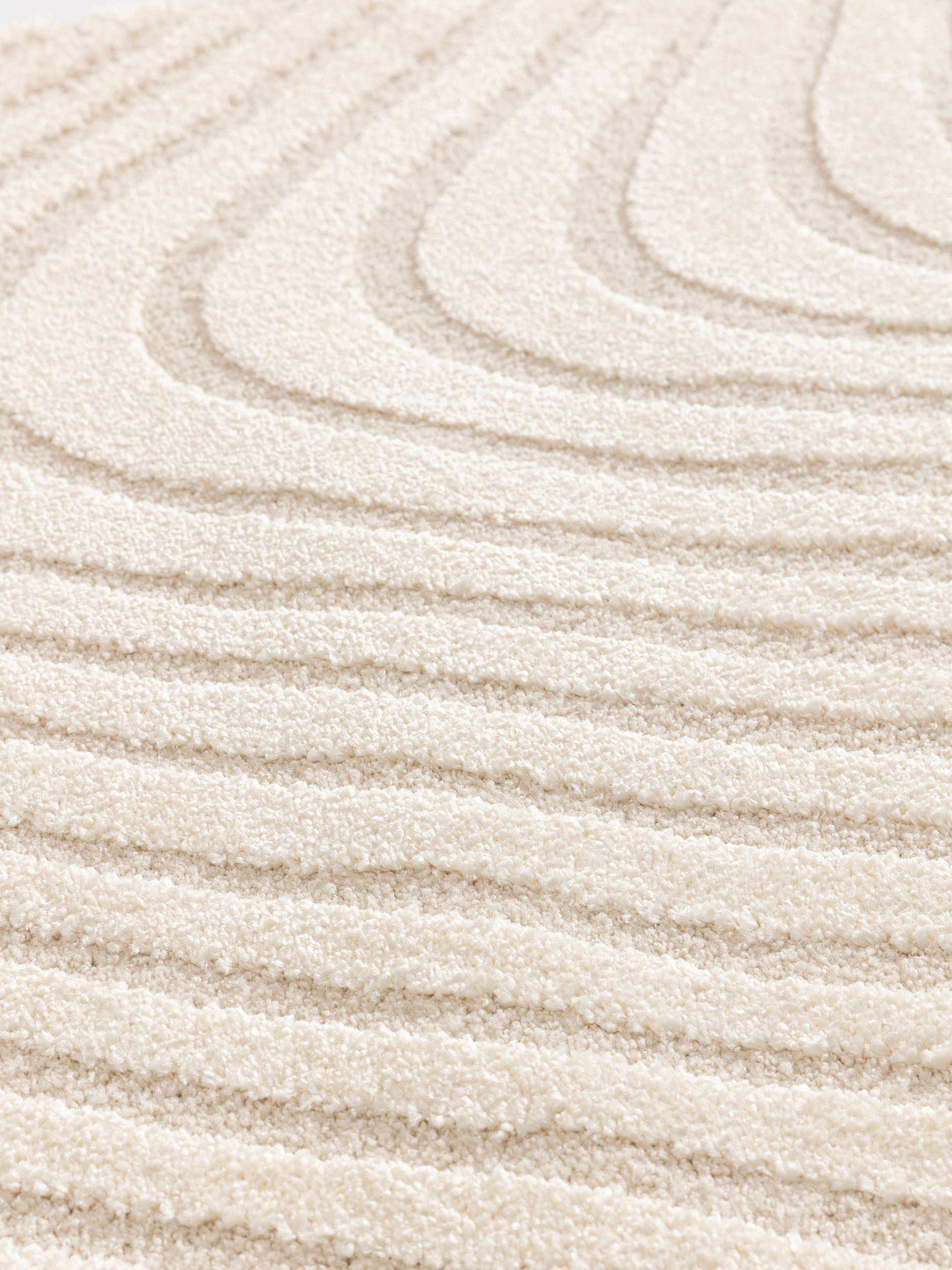 Runder Teppich Eve Creme