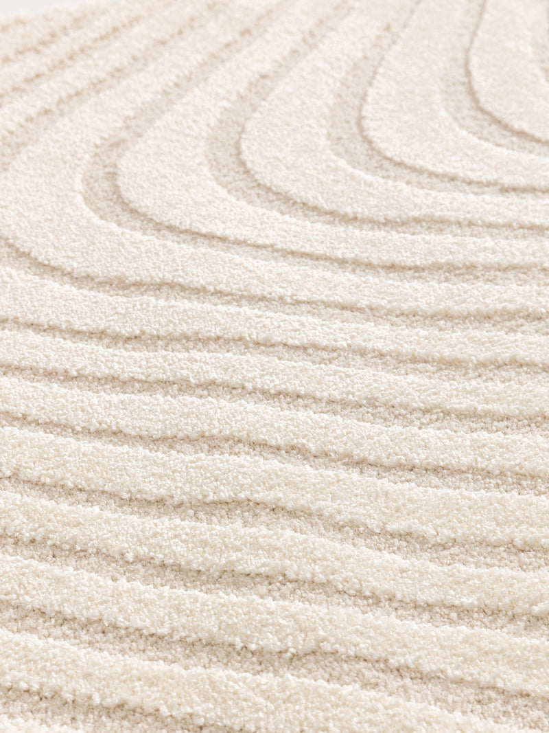 Round Rug Eve Cream