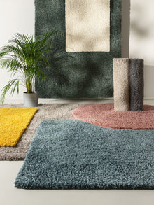 Washable Shaggy Rug Soho Cream