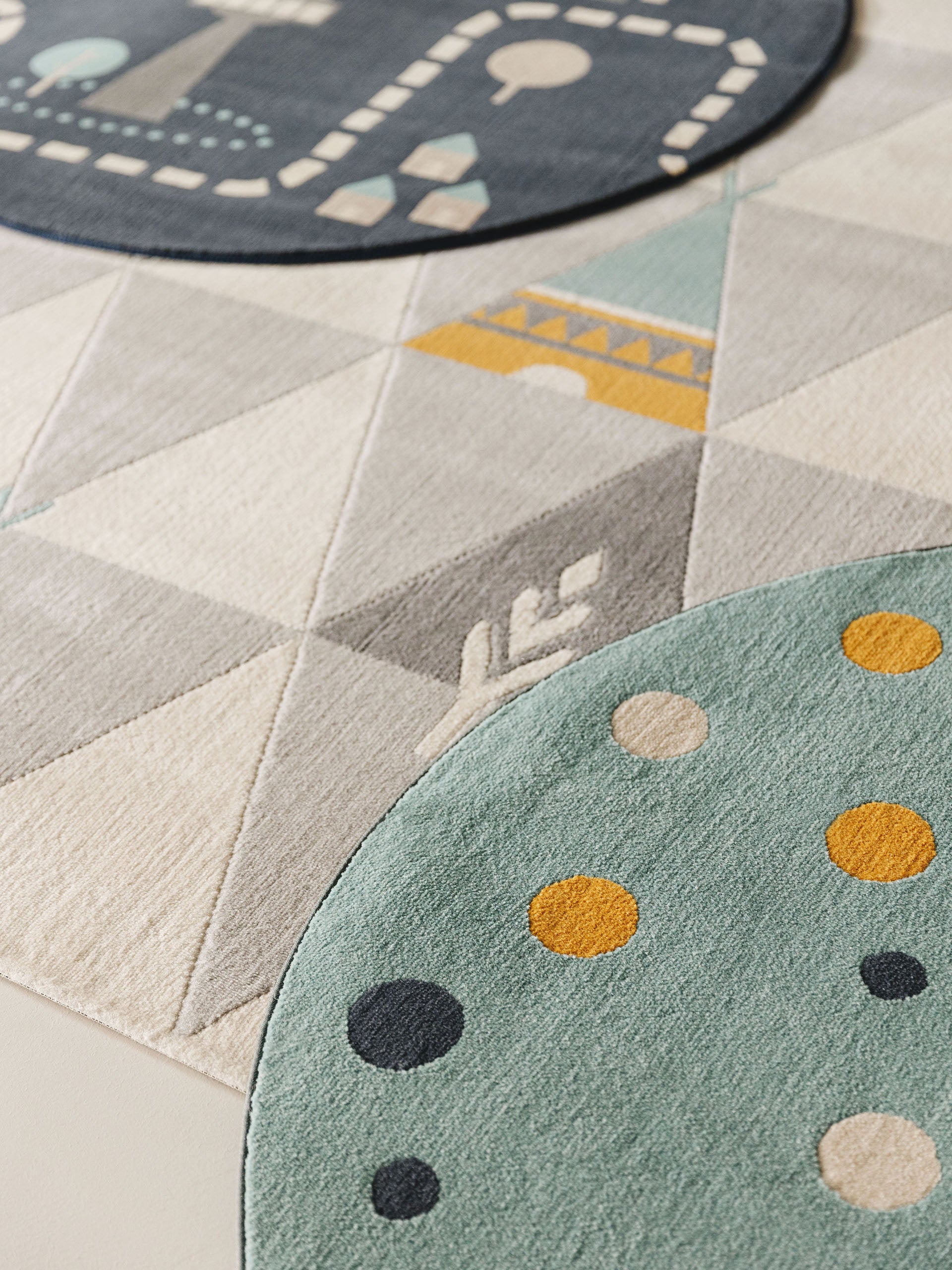 Kids rug Juno Blue